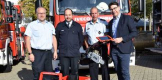 Feuerwehr Spendenübergabe