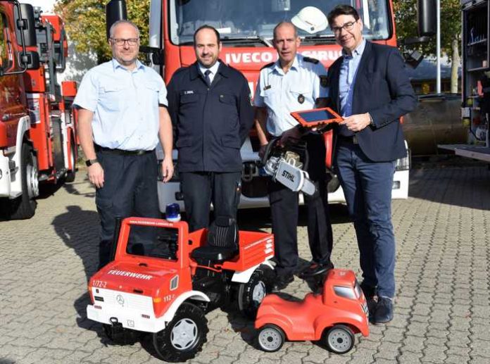 Feuerwehr Spendenübergabe