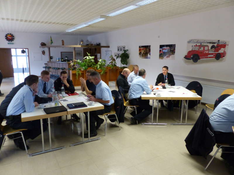 Die Führungskräfte bildeten sich fort (Foto: Medienteam Feuerwehr Neustadt)