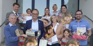 Landrat Brechtel unterstützt die Aktion „Kinder helfen Kindern – Weihnachtspäckchenkonvoi“