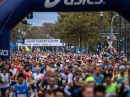 Neuen Teilnehmerrekord erreicht, Weltklasse-Zeiten bei den Eliteathleten, schnellstes Frauenrennen aller Zeiten in Deutschland: Die 37. Ausgabe des Mainova Frankfurt Marathon hat die Zuschauer und Teilnehmer gleichermaßen begeistert. „Es war all das zu sehen, was die Faszination Marathon ausmacht“, sagt Renndirektor Jo Schindler. (Foto: Mainova Frankfurt Marathon)