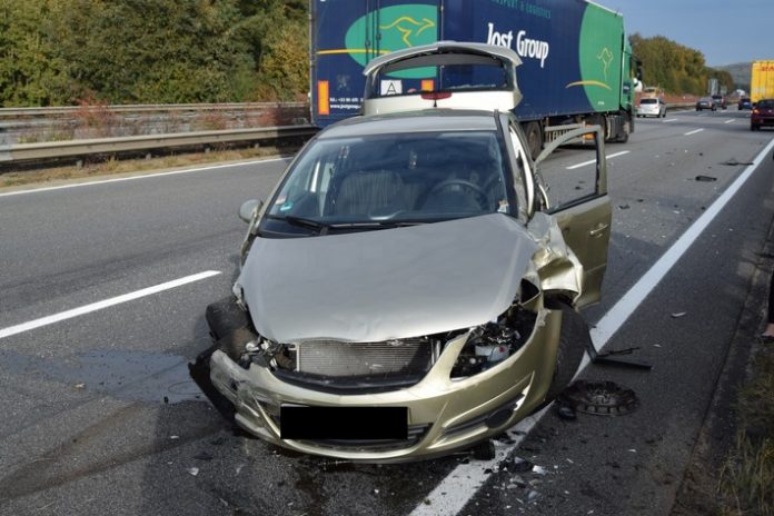 Unfallbeteiligtes Fahrzeug