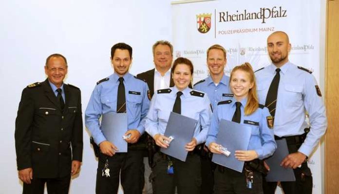 Ehrungen im Polizeipräsidium Mainz