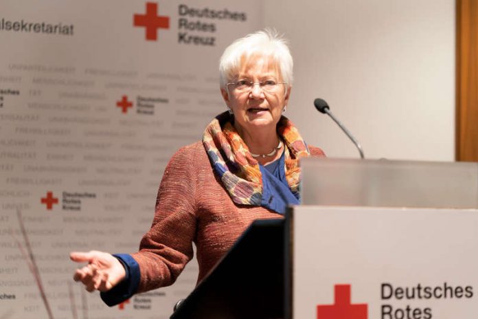 68. Ordentliche Bundesversammlung des DRK in Berlin: Eröffnungsrede von Präsidentin Gerda Hasselfeldt (Foto: DRK)