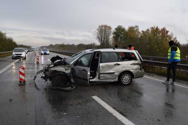 Unfallbeteiligtes Fahrzeug