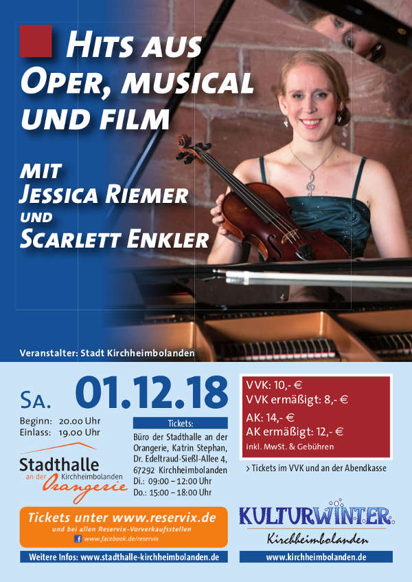 Hits aus Oper, Musical und Film Veranstaltungshinweis