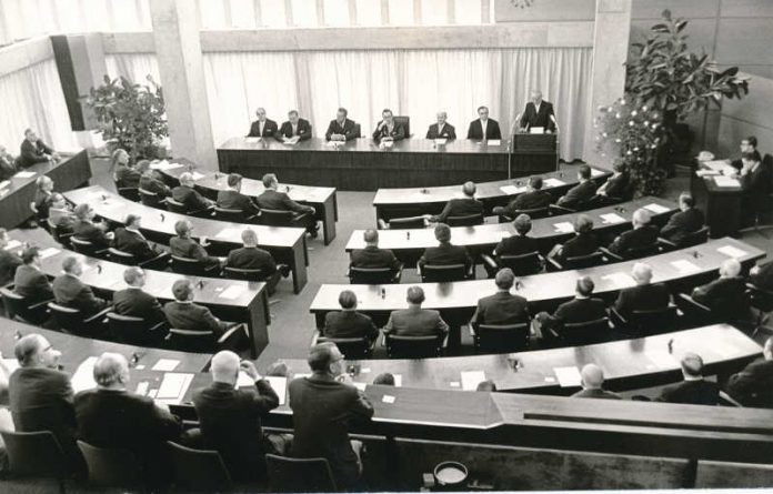 Stadtratsitzung 1968