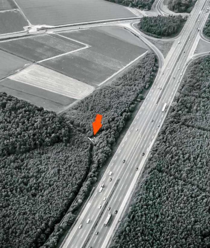 Fundort der toten Frau Fundort der toten Frau
