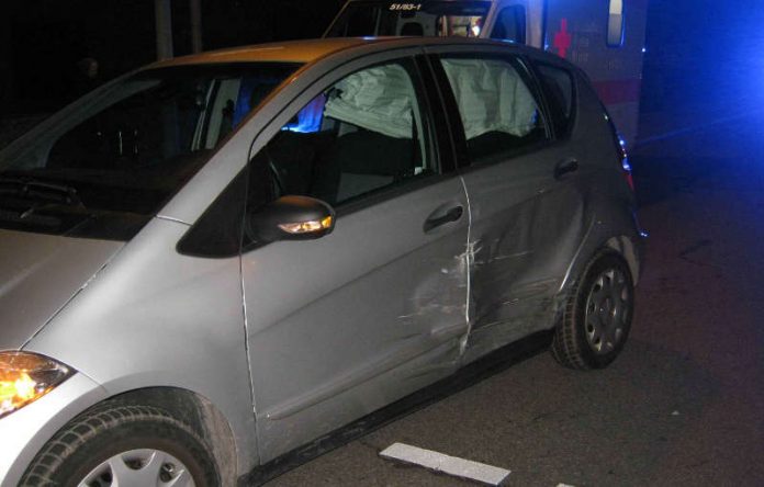 Verkehrsunfall an der Einmündung Martin-Luther-Str. / Branchweilerhofstraße (Foto: Polizei RLP)