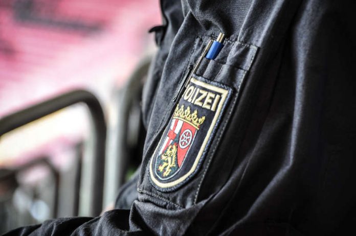 Polizei im Stadion (Foto: Polizei RLP)