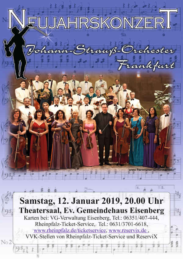 Neujahrskonzert mit dem Johann-Strauß-Orchester Frankfurt