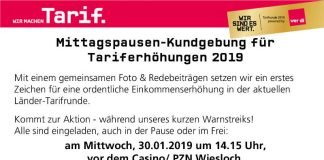 Ankündigung ver.di