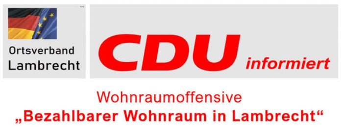 CDU informiert Veranstaltungshinweis
