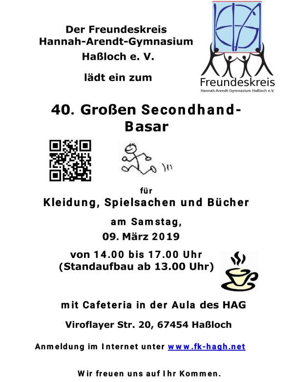 Großer Secondhand-Basar