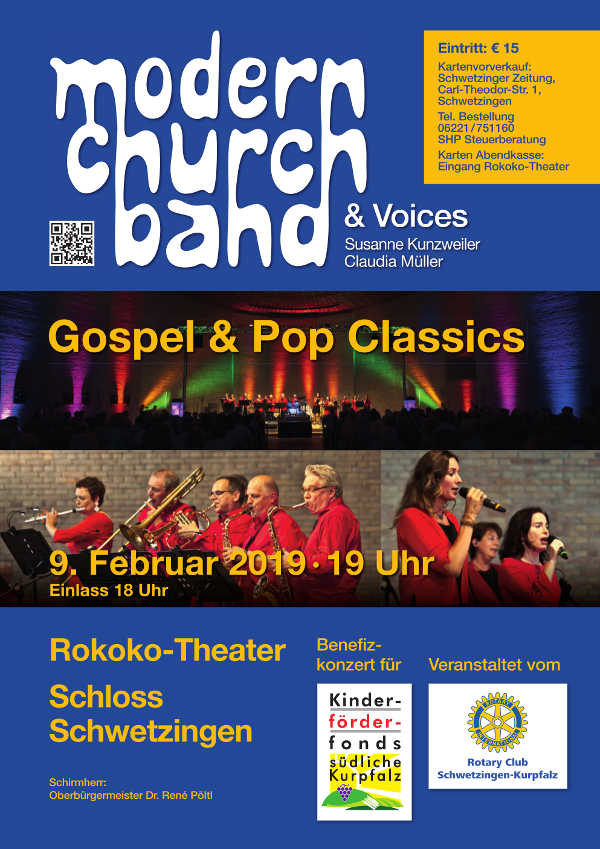 MODERN CHURCH BAND Veranstaltunshinweis