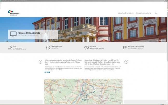 Die neu gestaltete Homepage www.landratsamt-karlsruhe.de Die neu gestaltete Homepage www.landratsamt-karlsruhe.de