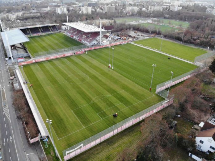 Neues Trainingsgelaende am Bruchweg Blickrichtung Südwesten (Foto: Mainz 05)