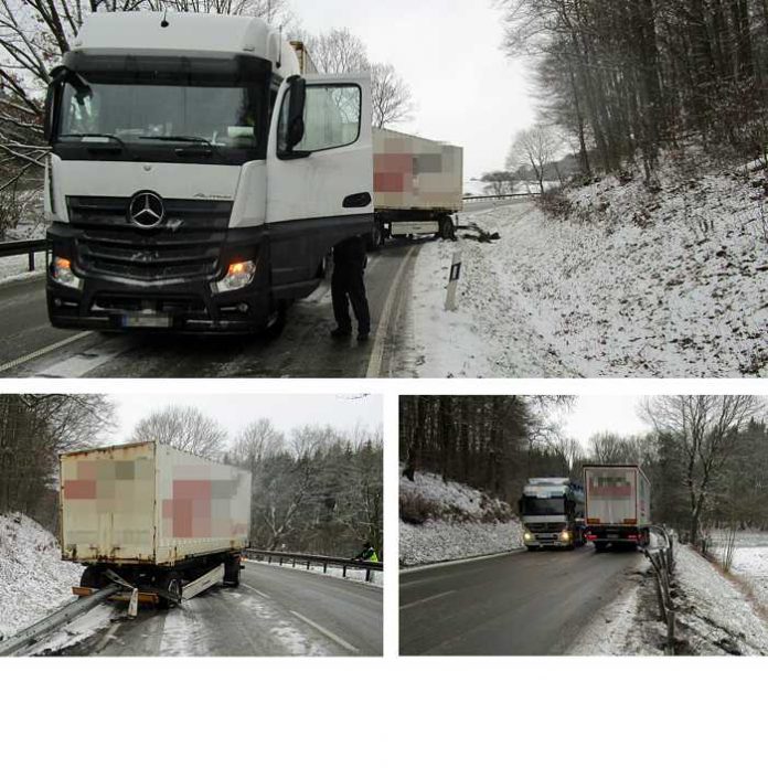 Artikel: Münchausen - Lastwagen blockiert Bundesstraße 236