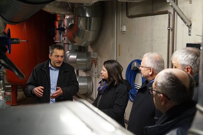 Ministerin Ulrike Höfken beim Besuch in Bad Dürkheim (Foto: Energieagentur RLP)