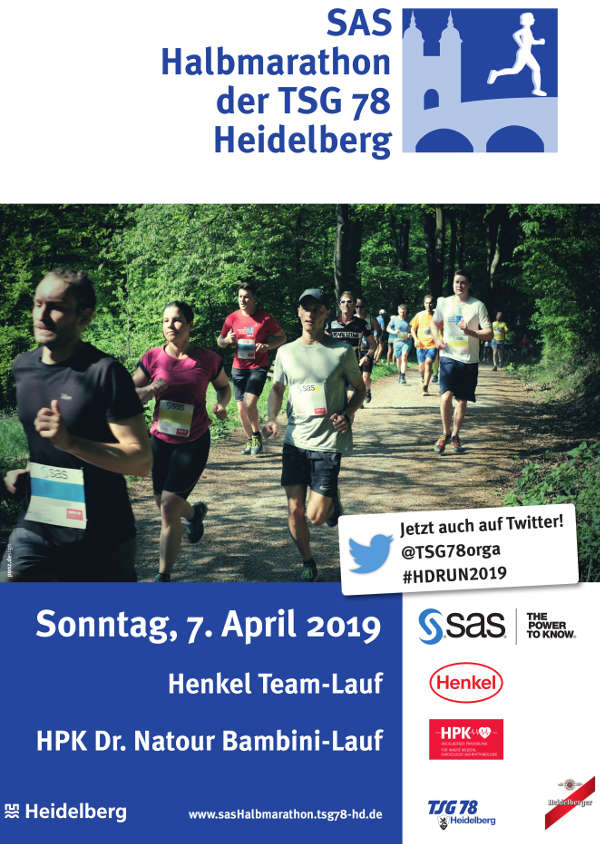 SAS Halbmarathon Heidelberg (Quelle: TSG 78 Heidelberg) SAS Halbmarathon Heidelberg (Quelle: TSG 78 Heidelberg)