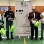 Franziska Vögele, Marcel Knoch, Herbert Wanner und Salvatore Lofend (Vorsitzender KSA) (Quelle: bfv)