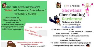 Flyer Schnuppertraining SKG