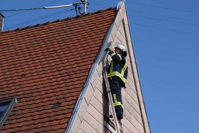 Sicherungsmaßnahmen (Foto. Presseteam der Feuerwehr VG Lambrecht)