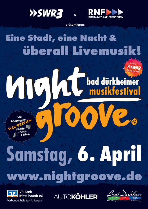 Nightgroove Veranstaltungshinweis