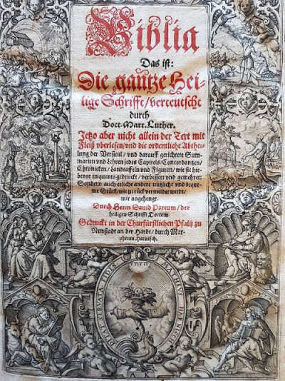 Neustadter Bibel 1594 (© Michael Landgraf) Neustadter Bibel 1594 (© Michael Landgraf)