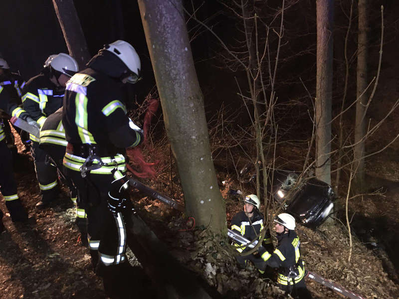 Einsatz im Wald bei Gimmeldingen (Foto: Feuerwehr Neustadt)