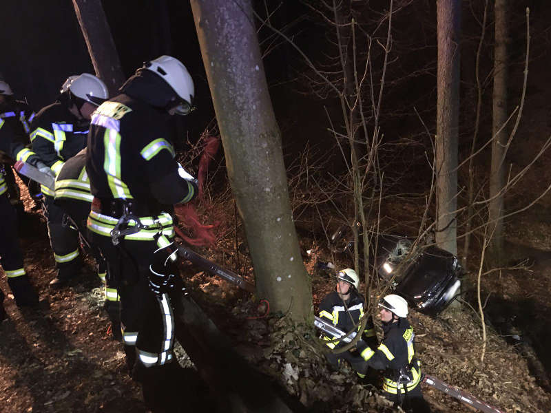 Einsatz im Wald bei Gimmeldingen (Foto: Feuerwehr Neustadt)