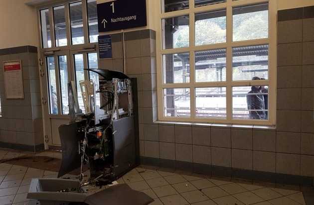 Automat in Halle gesprengt
