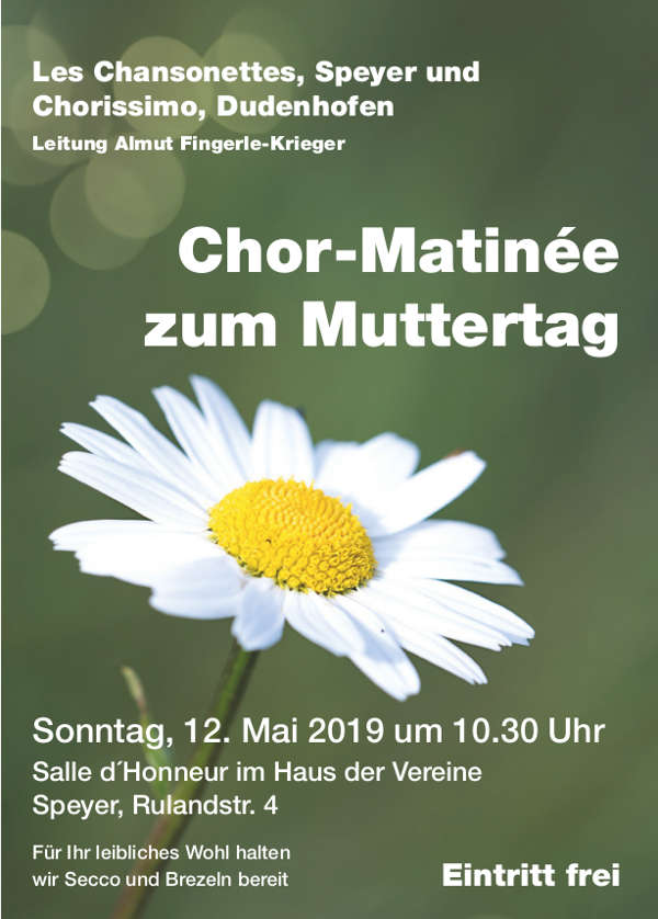 Chor-Matinée zum Muttertag