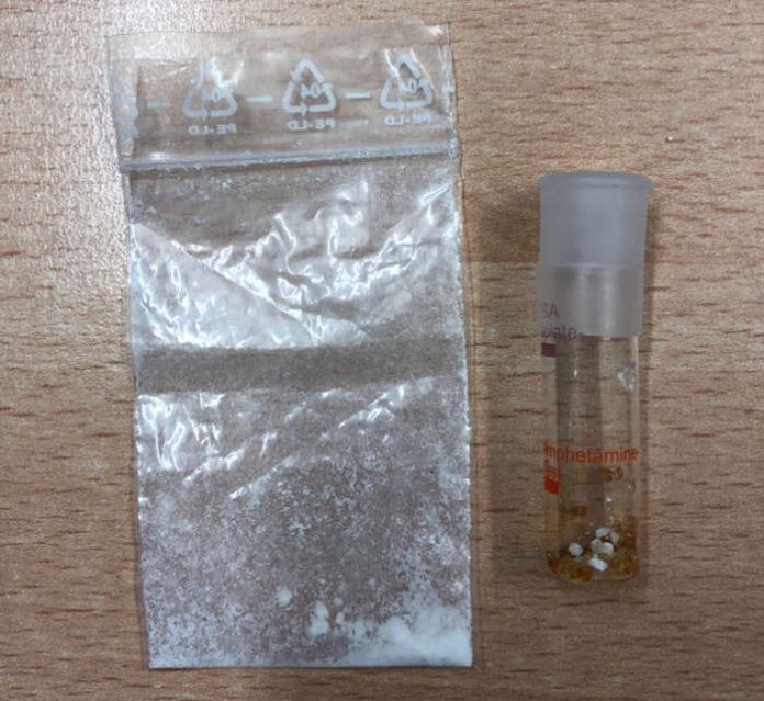 Diebische Elstern - Zufallsfund Amphetamin (Foto: Polizei RLP)