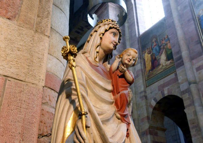 Gnadenbild der Mutter Gottes im Speyerer Dom (Foto: Klaus Landry)
