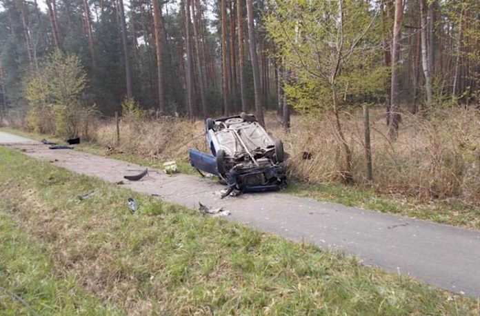 Verkehrsunfall auf der Holidayparkstraße (Foto: Polizei RLP)