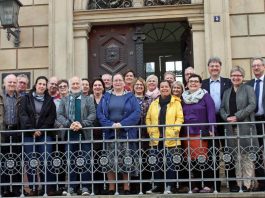 18 Religionspädagogen der Evangelischen Kirche in Österreich haben die Stadt Speyer und die Evangelische Kirche der Pfalz besucht (Foto: lk)