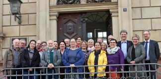 18 Religionspädagogen der Evangelischen Kirche in Österreich haben die Stadt Speyer und die Evangelische Kirche der Pfalz besucht (Foto: lk)