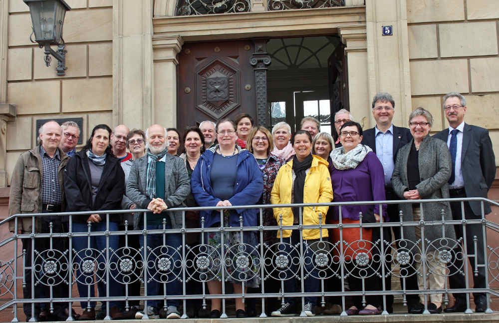 18 Religionspädagogen der Evangelischen Kirche in Österreich haben die Stadt Speyer und die Evangelische Kirche der Pfalz besucht (Foto: lk)