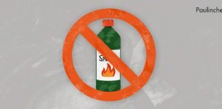 Motiv „Nein” zu Spiritus als Grillanzünder! (Foto: Paulinchen – Initiative für brandverletzte Kinder e.V.)