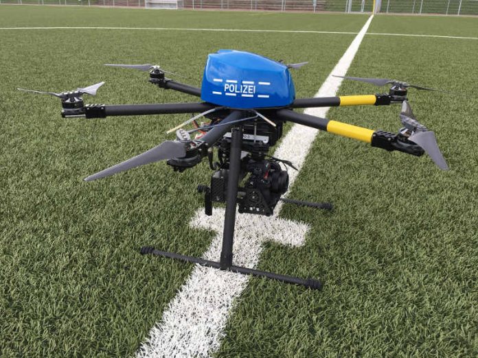 Polizei-Drohne (Foto: Ministerium des Innern und für Sport)