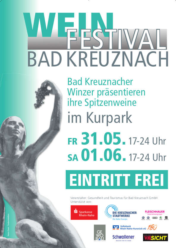 Weinfestival Bad Kreuznach 31. Mai - 1. Juni 2019