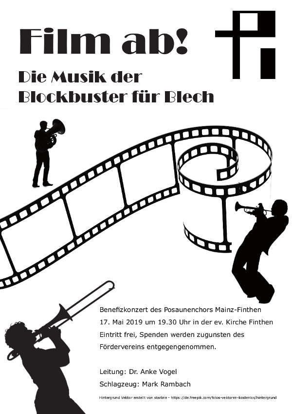 „Film ab“ Benefizkonzert des Posaunenchor Finthen