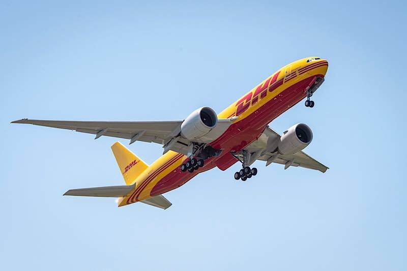 Die erste der neuen Boeing 777 Frachtmaschinen wurde am Wochenende erfolgreich in Dienst gestellt. (Foto: Deutsche Post DHL Group)