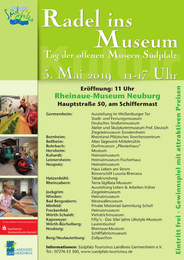 Plakat Radel ins Museum Plakat Radel ins Museum