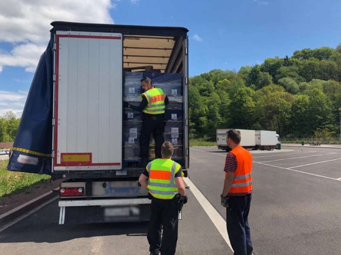 Grenzfahndung an der französischen Grenze (Foto: Bundespolizei) Grenzfahndung an der französischen Grenze (Foto: Bundespolizei)
