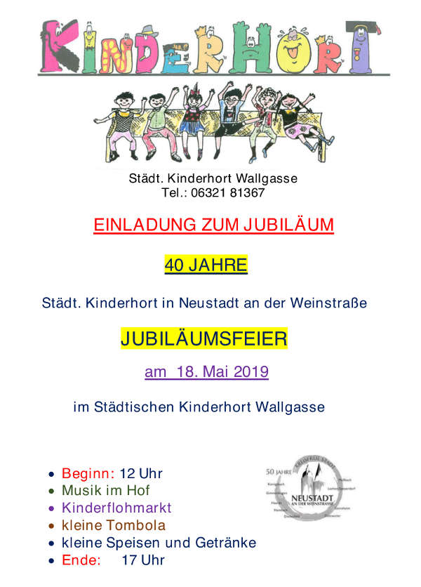 Jubiläumsplakat