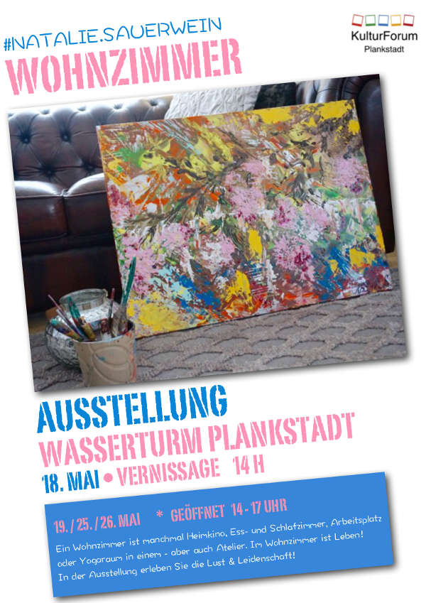 Ausstellung von Natalie Sauerwein im Wasserturm Plankstadt Ausstellung von Natalie Sauerwein im Wasserturm Plankstadt