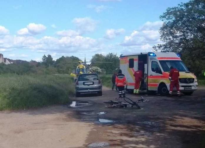 Offstein - Radfahrerin schwer verletzt