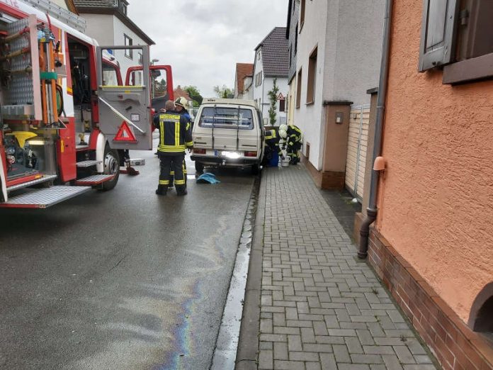 Ölspur in Haßloch (Foto: Feuerwehr Haßloch)